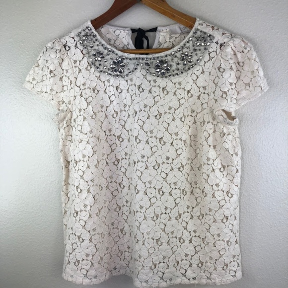 LOFT Tops - Ann Taylor Loft Lace Blouse